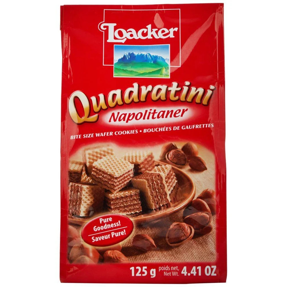Loacker Napolitaner H'nut (Pack 125g x 12)